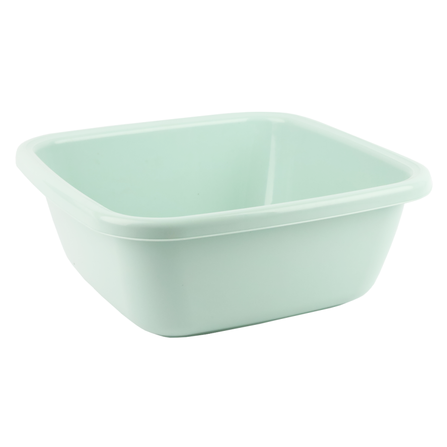 Miska plastikowa zielona kwadratowa 6l viking