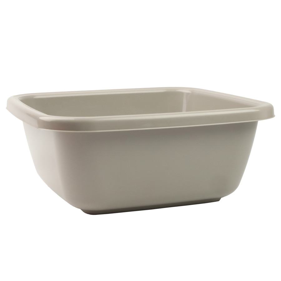 Miska plastikowa beżowa kwadratowa 6l viking