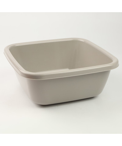 Miska plastikowa beżowa kwadratowa 6l viking