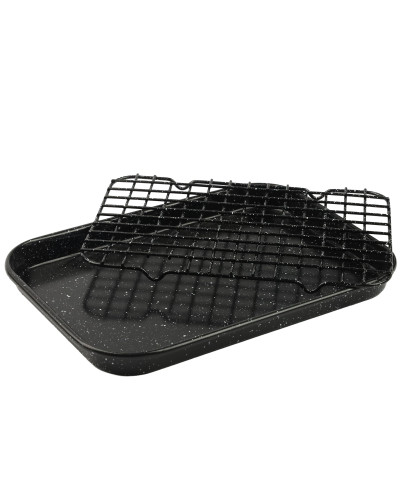 Blacha z rusztem do pieczenia 26,5x18,8x2cm