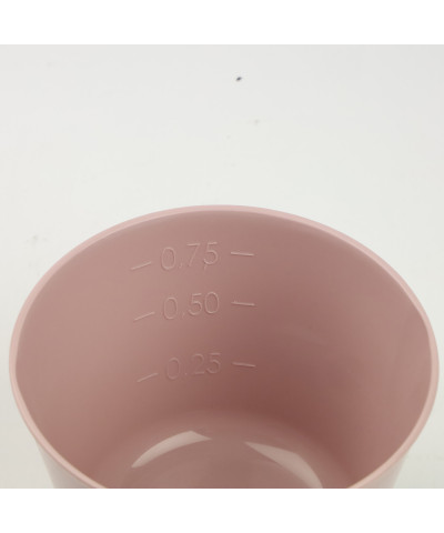 Rondel plastikowy z rączką frezja 1L