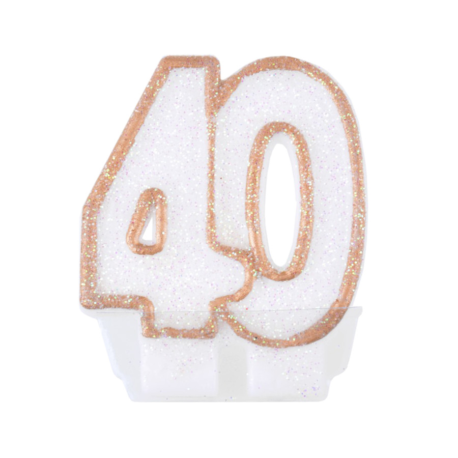 Świeczka jubileuszowa 40