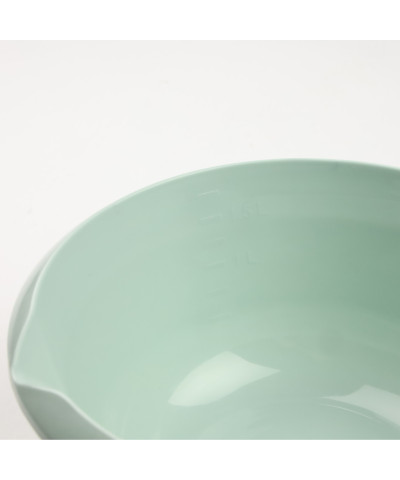 Miska kuchenna z plastikową pokrywą zielona 1,75l