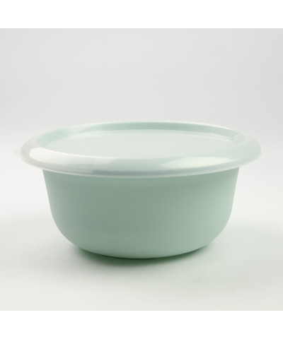 Miska kuchenna z plastikową pokrywą zielona 1,75l