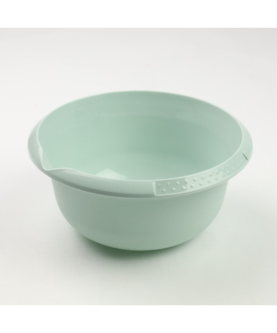 Miska kuchenna z plastikową pokrywą zielona 1,75l