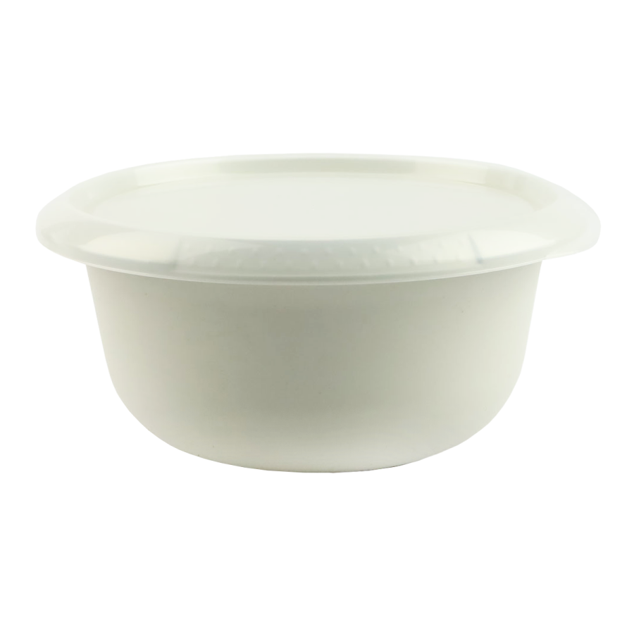 Miska kuchenna z plastikową pokrywą ecru 2,75l