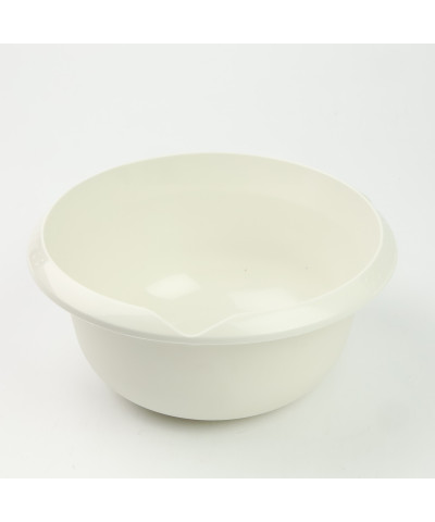 Miska kuchenna z plastikową pokrywą ecru 2,75l