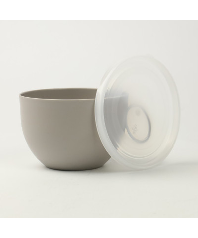 Kubek z pokrywką 0,5l beżowy