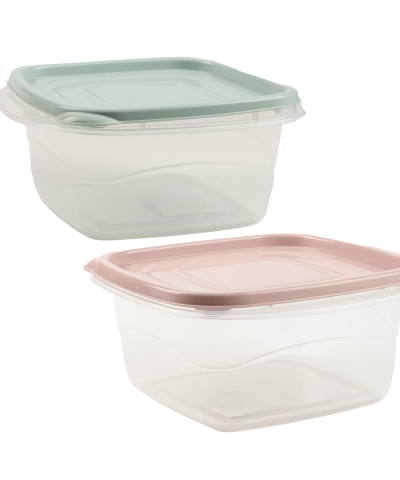 Pojemnik do przechowywania żywności "Omega" kwadratowy 1L (mix)