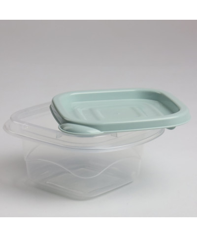 Pojemnik do przechowywania żywności "Omega" kwadratowy 0,45L (mix)