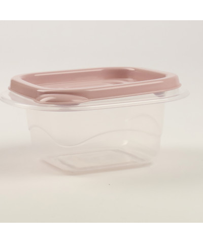 Pojemnik do przechowywania żywności "Omega" kwadratowy 0,45L (mix)