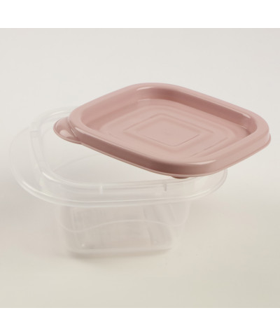 Pojemnik do przechowywania żywności "Omega" kwadratowy 0,45L (mix)