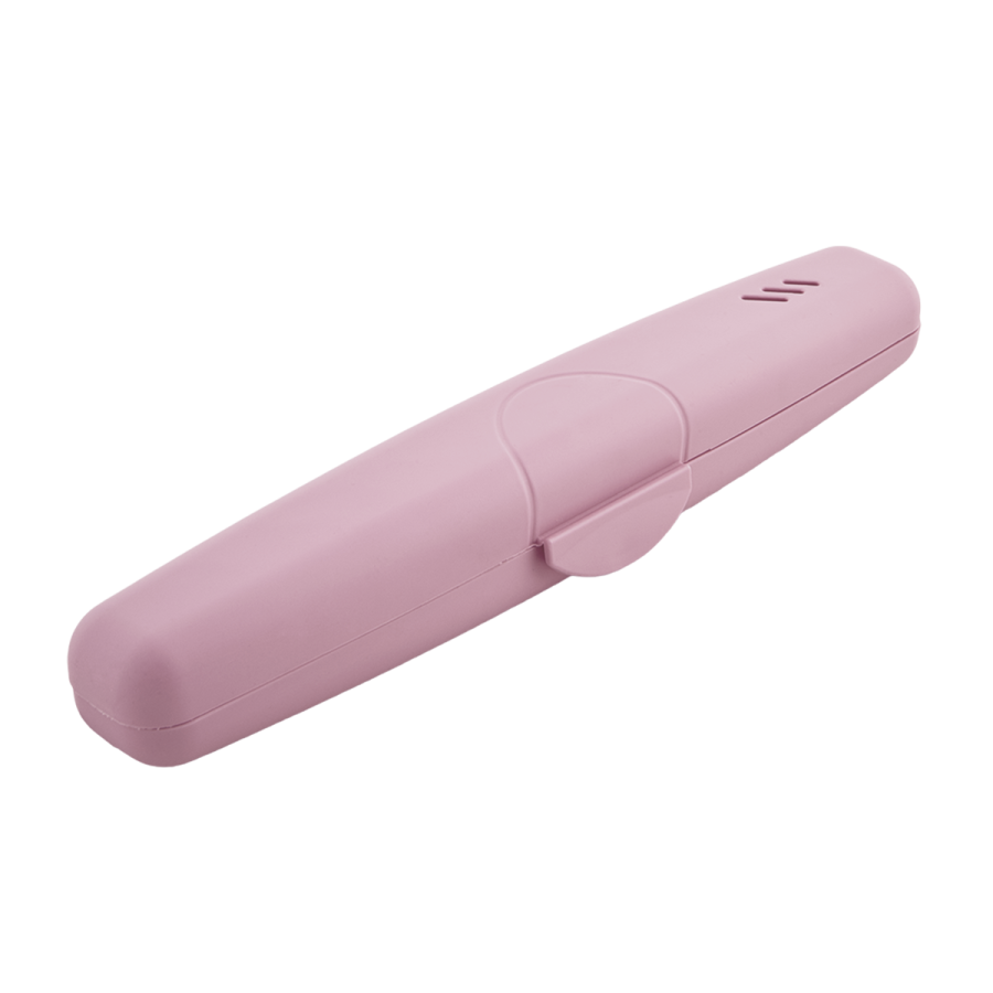Etui na szczoteczkę 21x4cm różowe