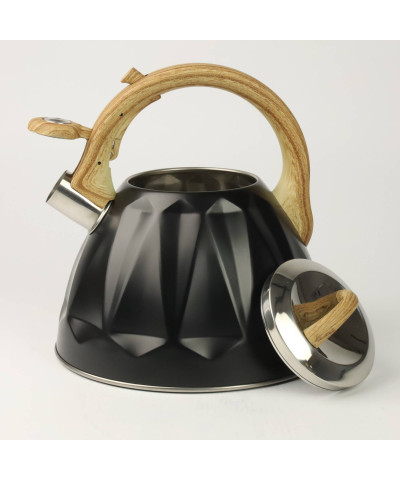 Czajnik 3l Albert z drewnopodobną rączką