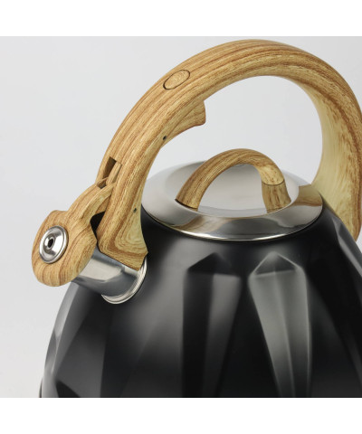 Czajnik 3l Albert z drewnopodobną rączką