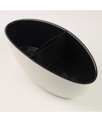 Donica Canoe Ecru 32x14cm