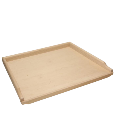 Zestaw stolnica drewniana 70x49cm z wałkiem ruchomym