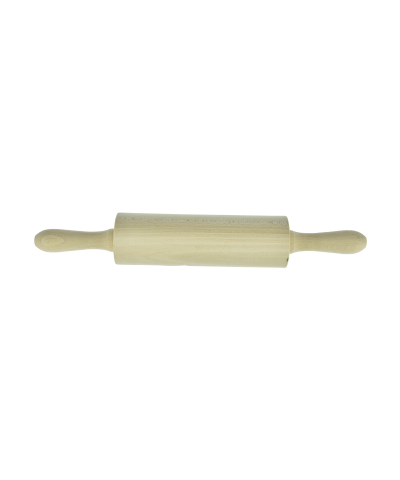 Zestaw stolnica drewniana 70x49cm z wałkiem ruchomym