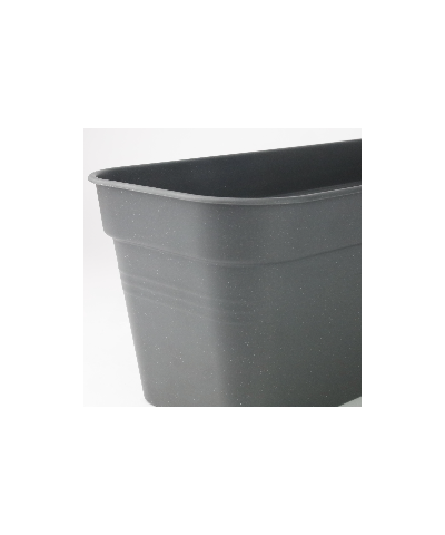 Doniczka balkonowa "Gloria" 40x18cm (granit)