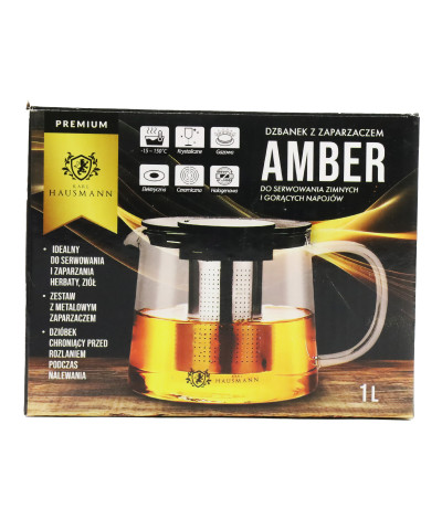 Dzbanek z zaparzaczem AMBER 1000 ml