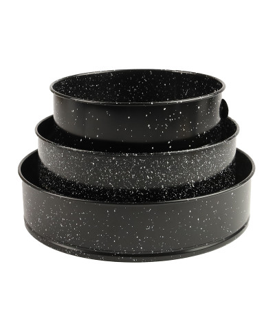 Zestaw 3 tortownic z powłoką nieprzywierającą 20,24 i 28cm