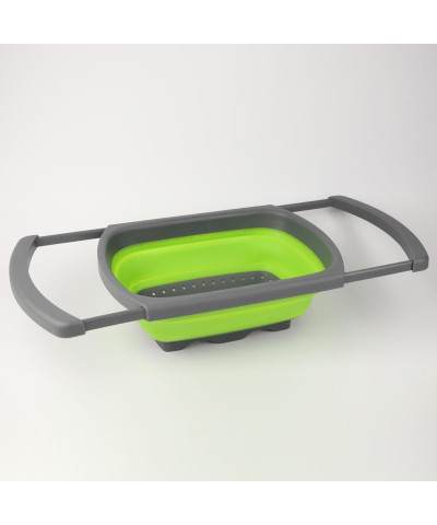 Silikonowy cedzak durszlak składany prostokątny 39 x 26,5 cm-Karl HAUSMANN