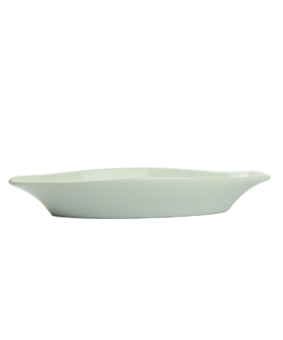 Półmisek porcelanowy biały 25x13cm