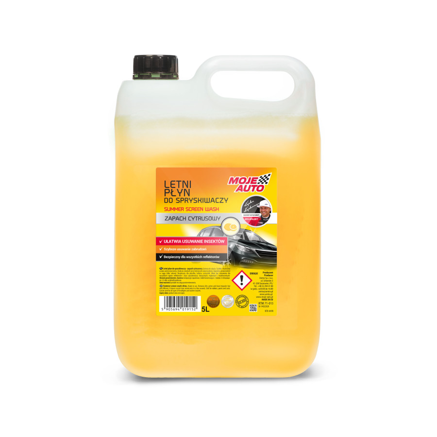 Letni płyn do spryskiwaczy 5l Cytrus