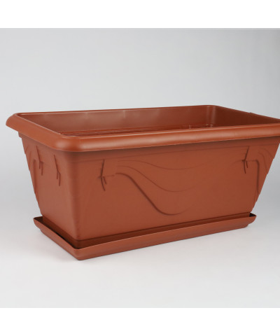 Donica Balkonowa Petunia 40,6x21,8 cm Terakota
