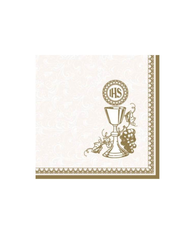 Serwetki ozdobne 33cm kwadratowe KOMUNIA