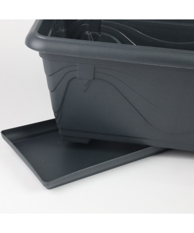 Donica Balkonowa Petunia 40,6X21,8 cm Granit