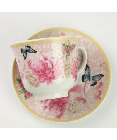 Kpl. 6 filiżanek ze spodkiem 250ml COSMEA