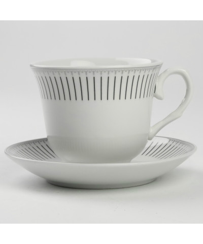 Kpl. 6 filiżanek ze spodkiem 250ml DELIA