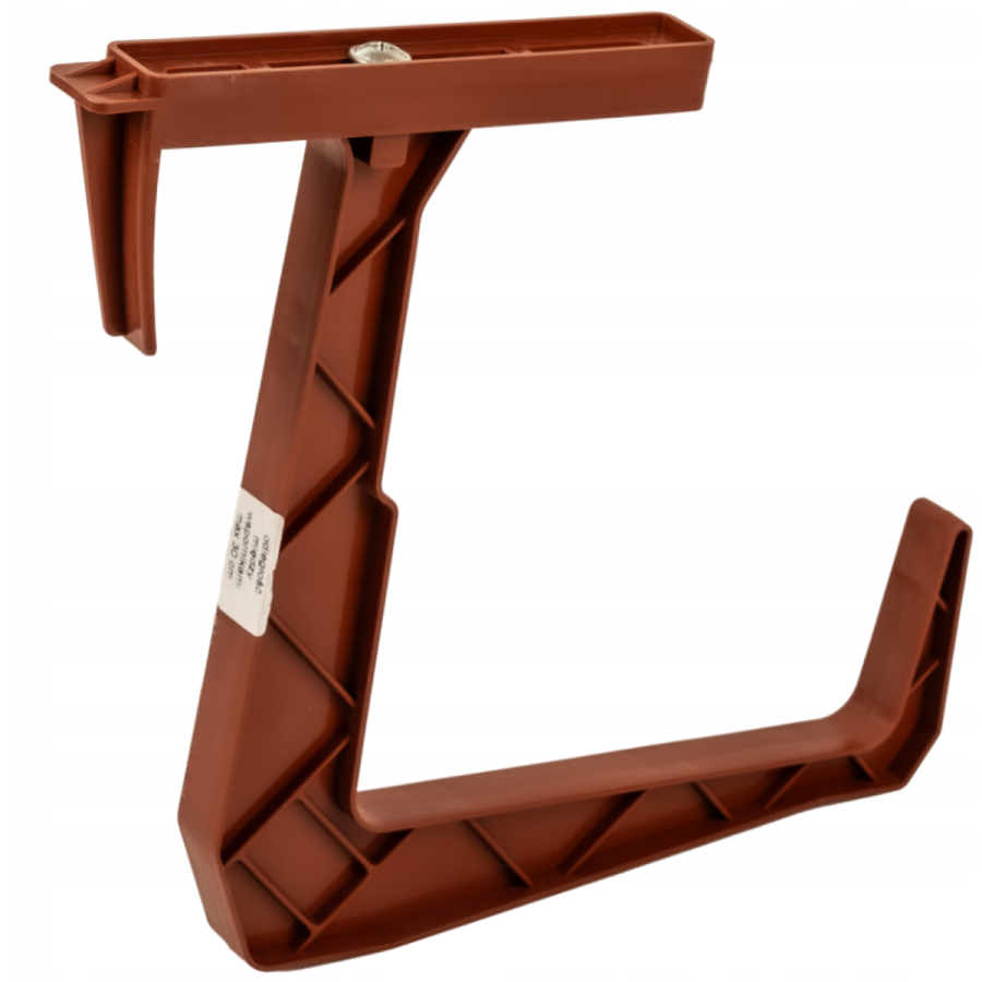 Uchwyt do skrzynki balkonowej terakota 28x23x2,5cm