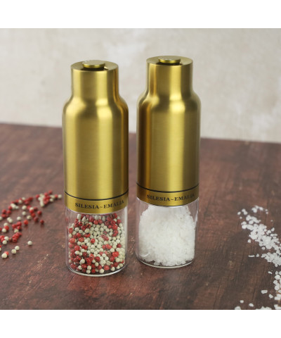 Młynek grawitacyjny do Soli/Pieprzu ZŁOTY