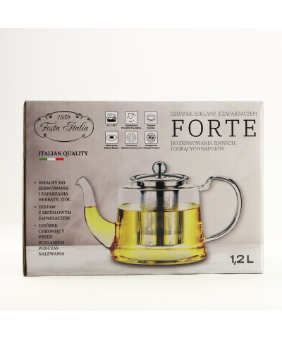Dzbanek z zaparzaczem 1200ml Forte