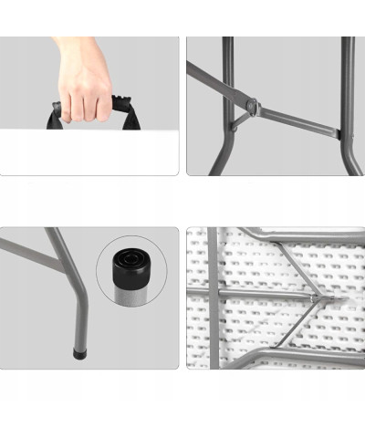 Stół cateringowy składany ogrodowy bankietowy 180x70x74 cm