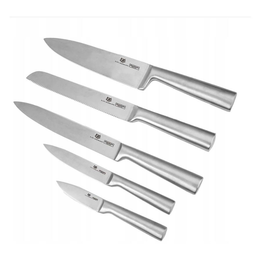 Komplet noży stalowych 5 szt CARLO