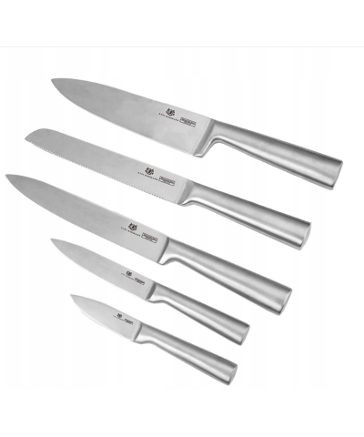 Komplet noży stalowych 5 szt CARLO