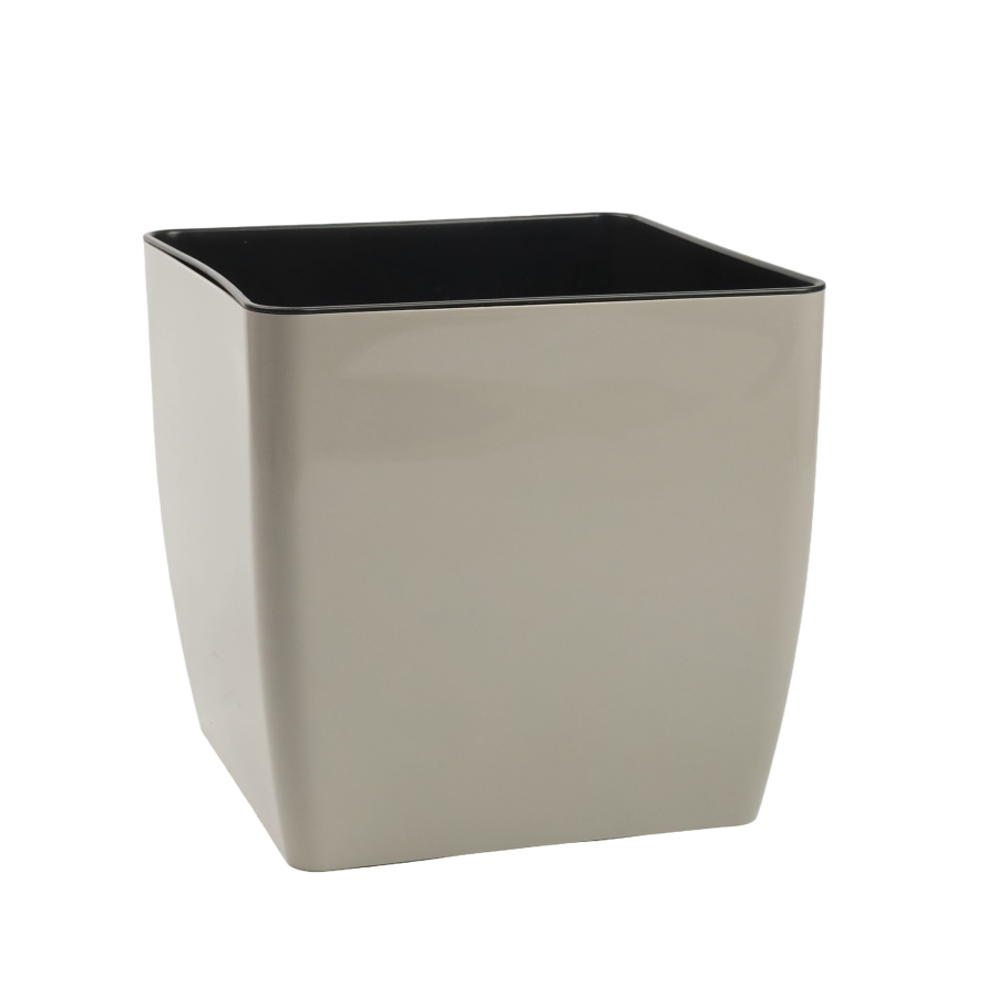 Doniczka Quadro 22x22 cm Beż