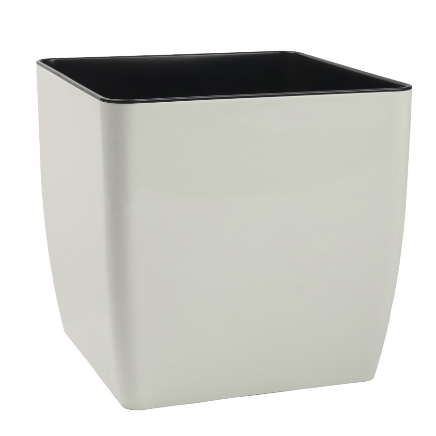 Doniczka Quadro 22x22 cm Ecru