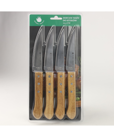 Zestaw 4 noży do steków