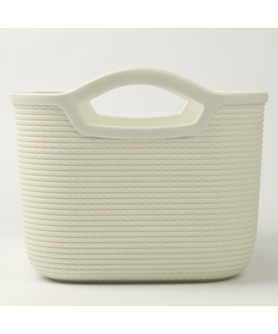 Koszyk plastikowy Juta ecru 31,5x22cm