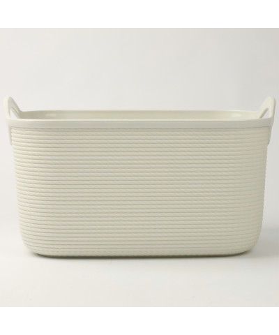 Koszyk plastikowy Juta ecru 31,5x22cm