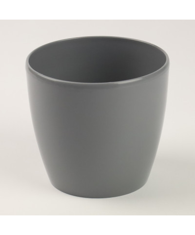 Doniczka Matilda szara 12x11 cm