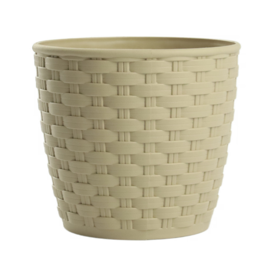 Doniczka rattan 20x18cm beż