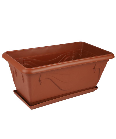 Podstawka pod skrzynkę balkonową Petunia 41x17,5 terakota