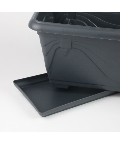 Podstawka pod skrzynkę balkonową Petunia 41x17,5 granit