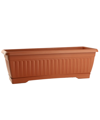 Skrzynka balkonowa TERRA 50x19cm terakota
