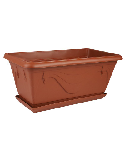 Donica Balkonowa Petunia 40,6x21,8 cm Terakota